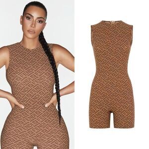NWT RARE FENDI x Skims Bodysuit